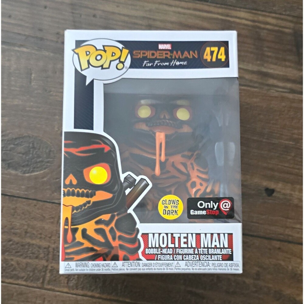 Funko Pop! Vinyl: Spider-Man Far From Home - Molten Man GameStop (Excl) #474